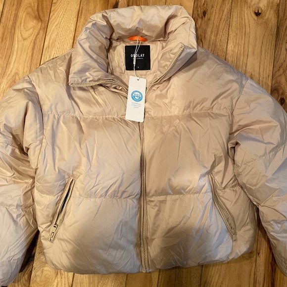 Orolay Jackets & Blazers - Women’s size S cropped oversized jacket beige new with tag fitting M  new